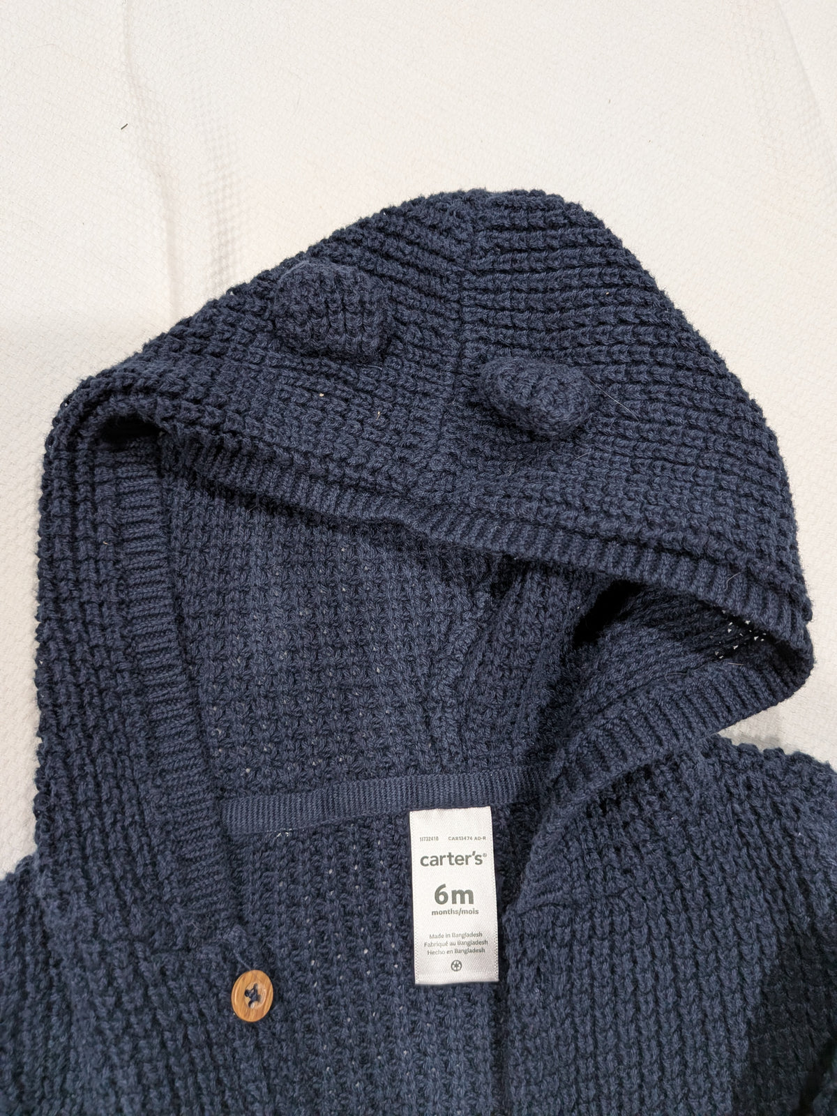 Seller 2. Carters blue jacket size 6 months.