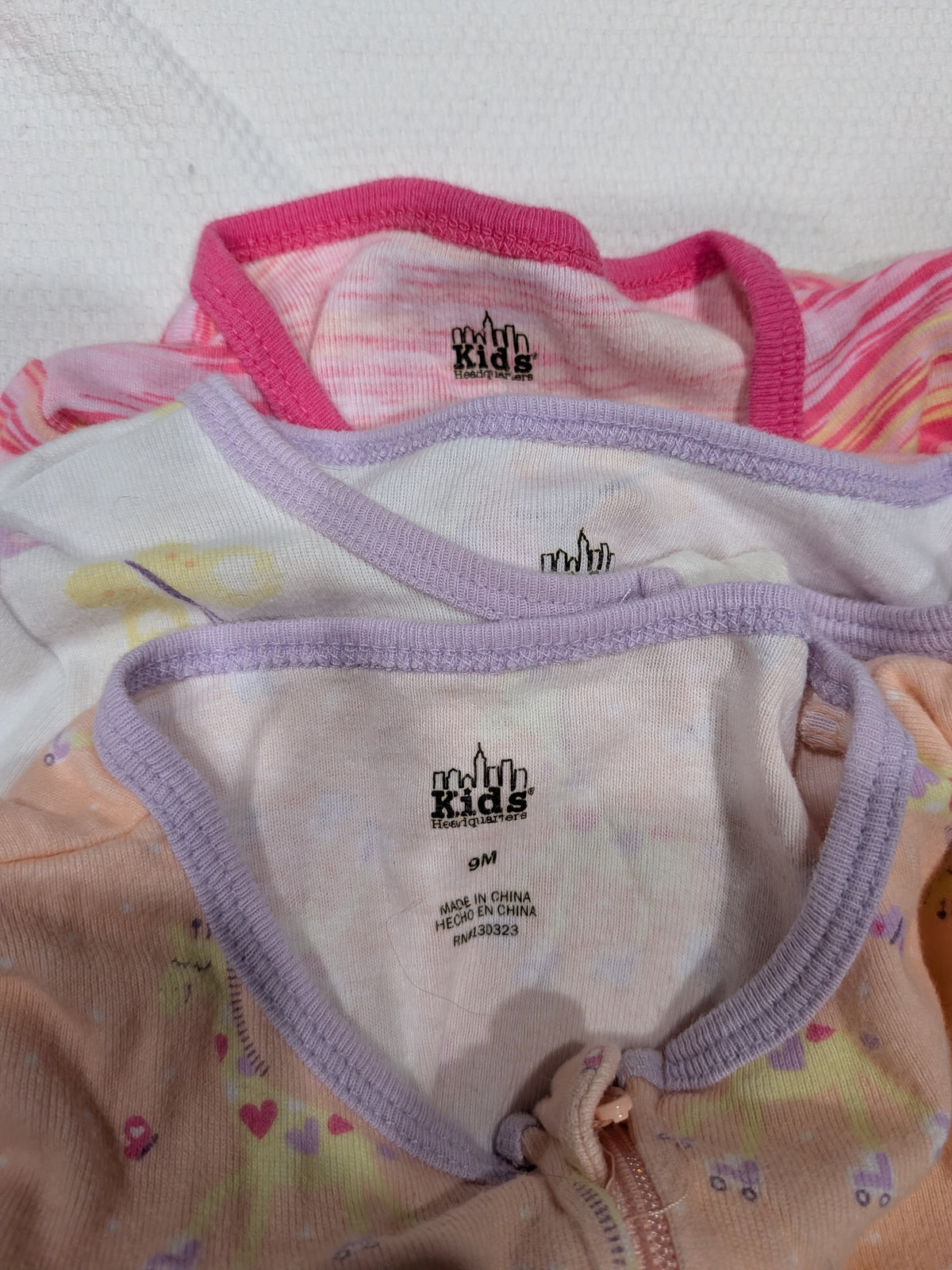 Seller 2, Kids headquarters, girls bundle of pajamas, 9 months
