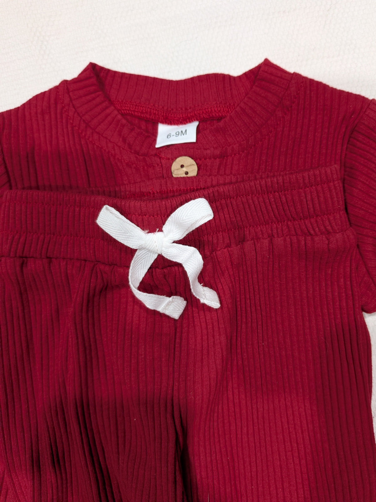 Seller 2. Boys 9 month red outfit