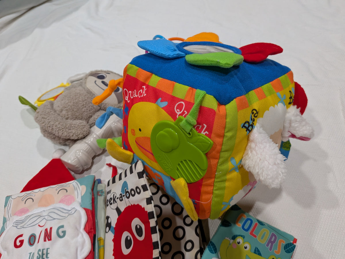 Seller 2. Bundle of baby toys and baby cloth books