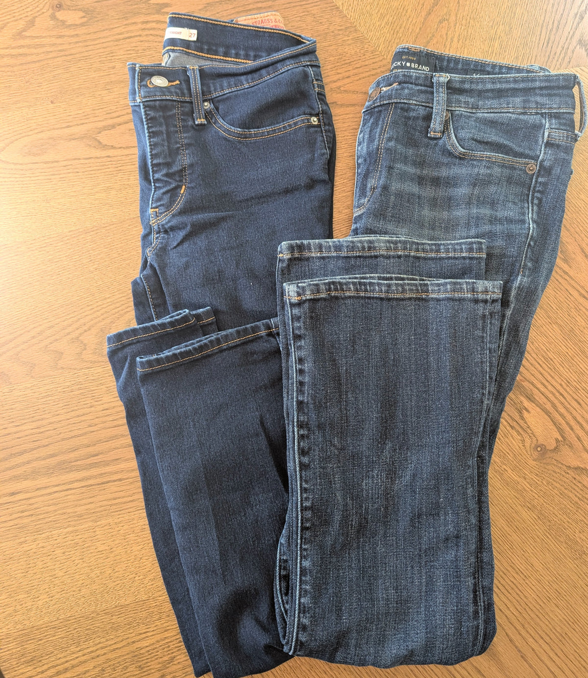 #67 Levi & Lucky Brand Jeans Bundle Women's Size 4/27