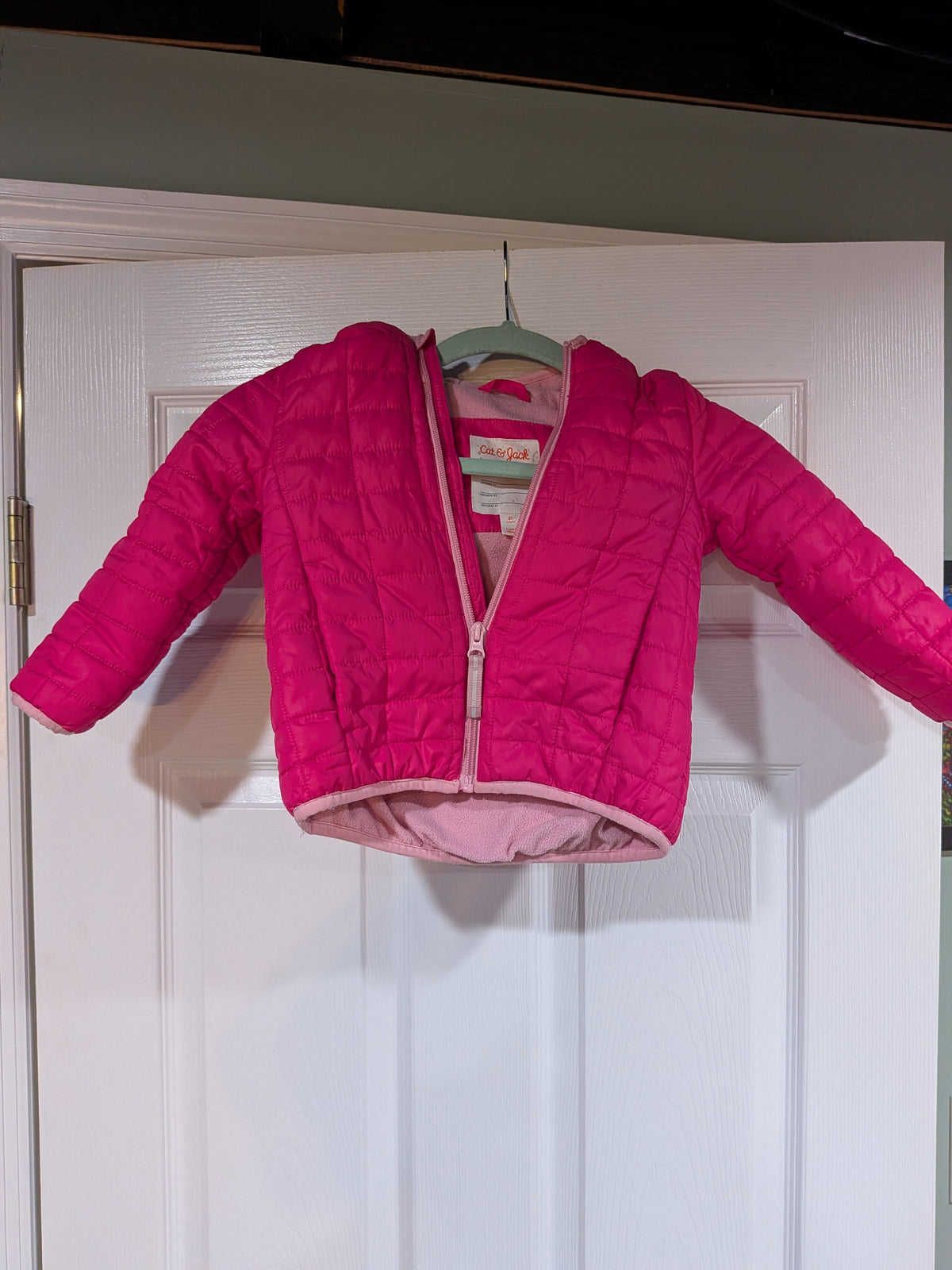 Seller 2, Cat and Jack girls pink winter coat size 3T