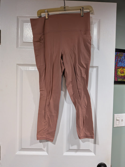 Seller 2. Athleta pink capri leggings womens size large