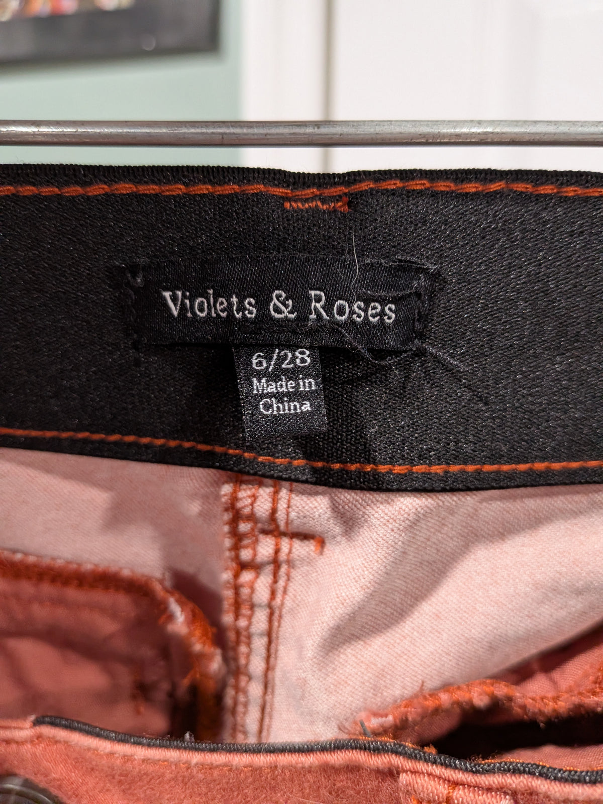 Seller 2. Violets and Roses womens pants size 6/28