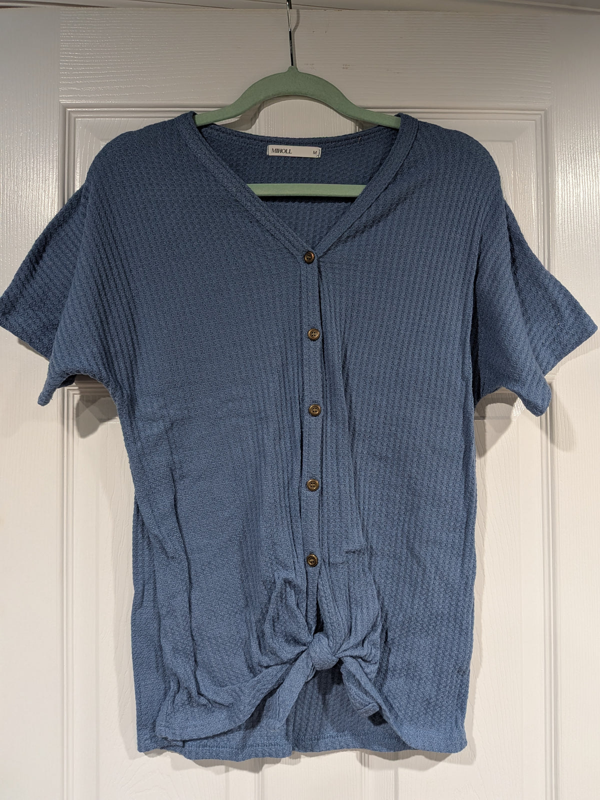 Seller 2. Miholl womens blue medium shirt