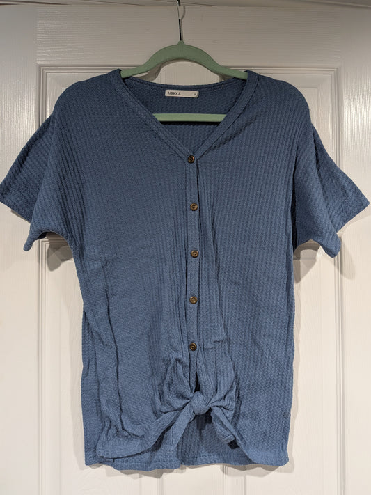 Seller 2. Miholl womens blue medium shirt