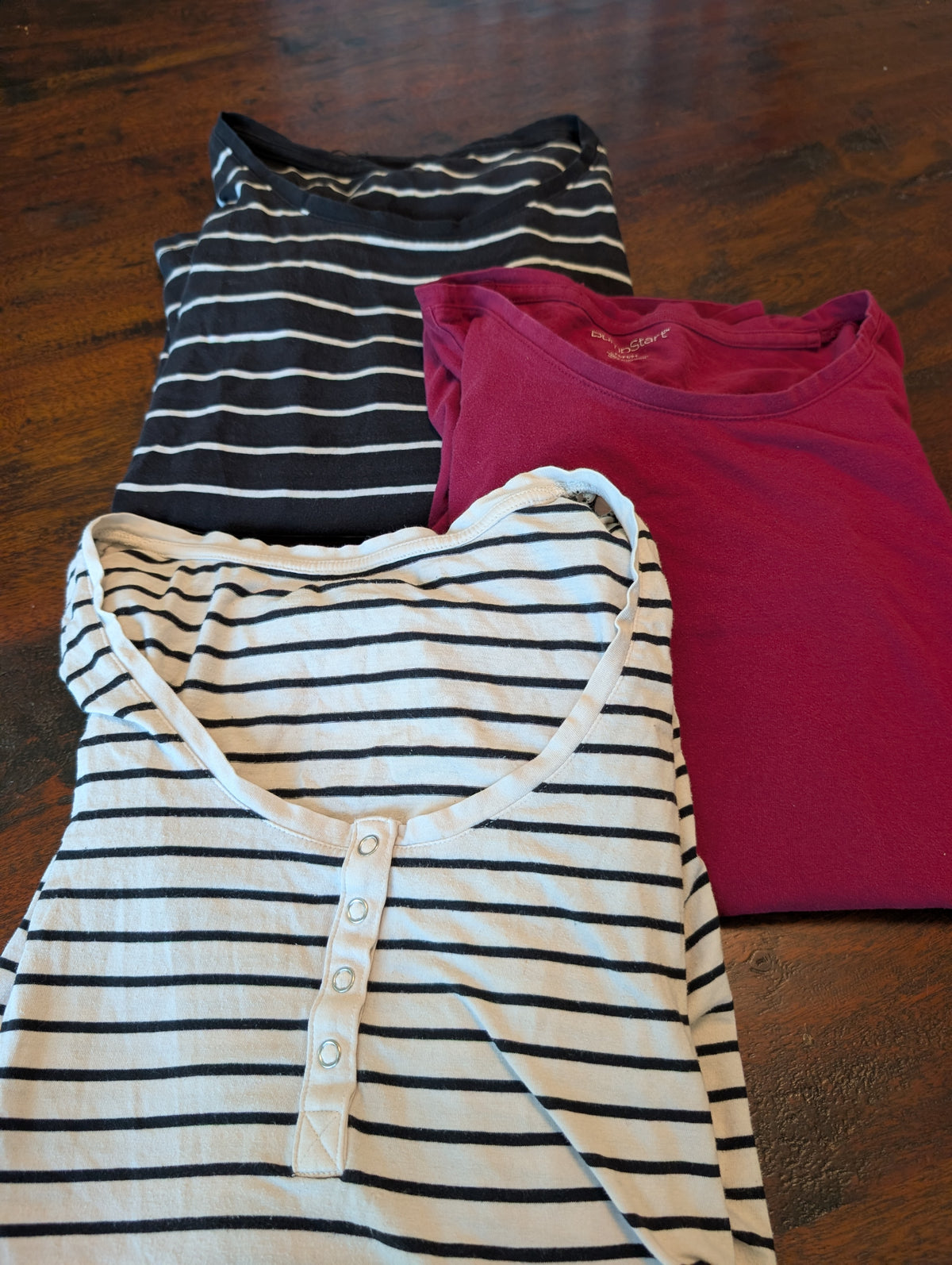 Seller 123 - Long Sleeve Maternity Shirt Bundle Size Medium