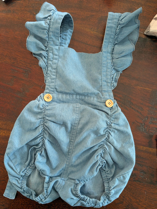 Seller 123 - Girls 2T Bubble Overalls
