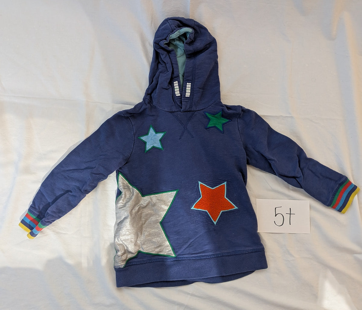 199 boys 5t Boden star sweat shirt