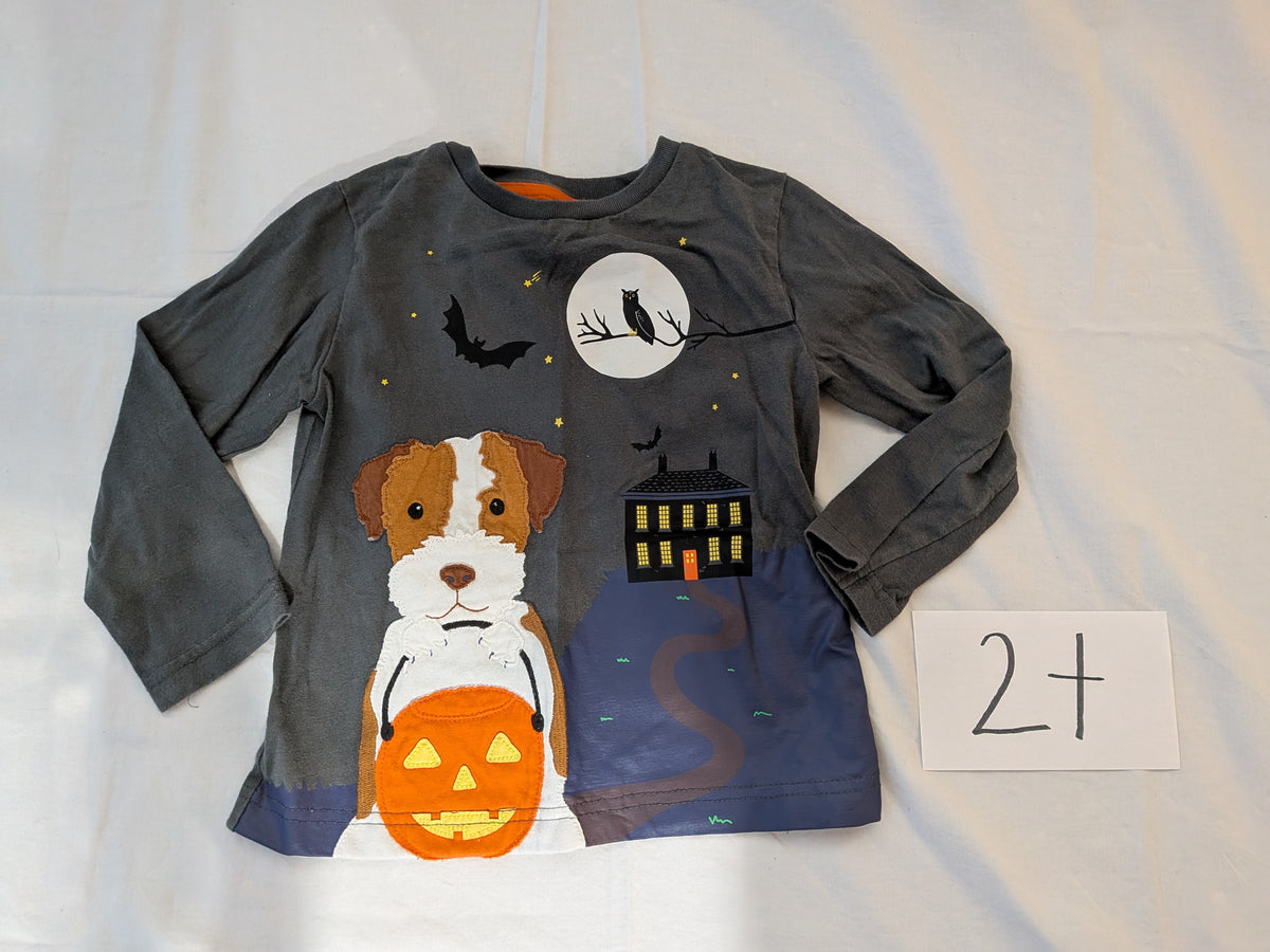 199 Boden dog halloween shirt 2t