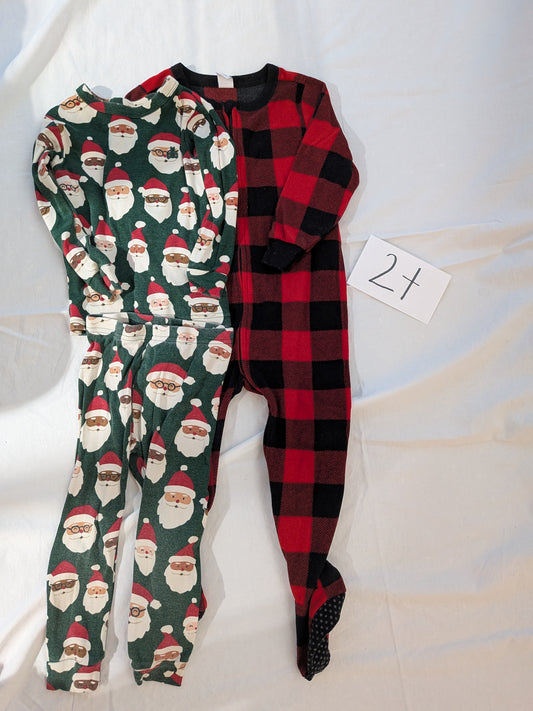 199 Holiday jammie bundle 2t
