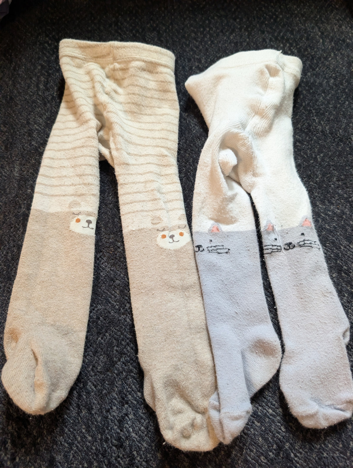Seller 123 - Bear and Cat Knee Girls Tights 12-24mo