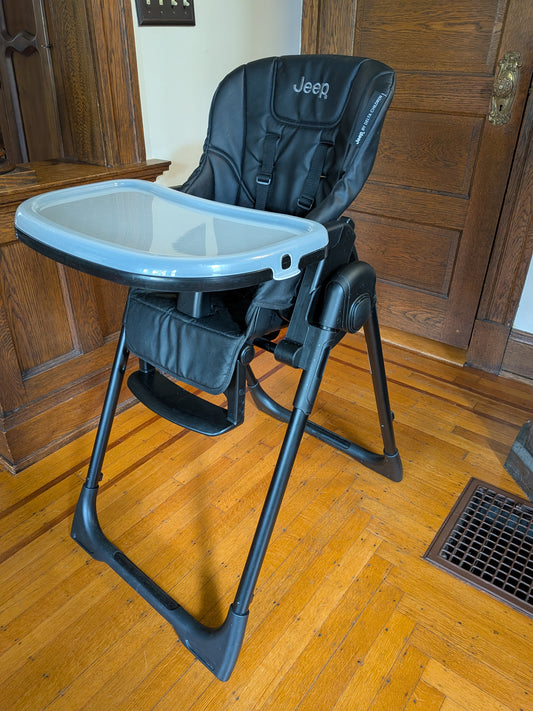 199 Jeep by Delta black highchair