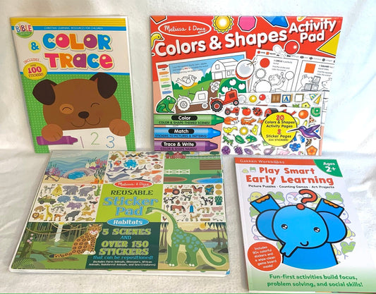 Seller #151 - REDUCED - Assorted Nice Activity Pads/Stickers/Activity Books for Preschool