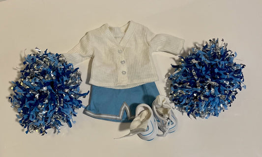 #121 American Girl Doll cheer outfit, EUC