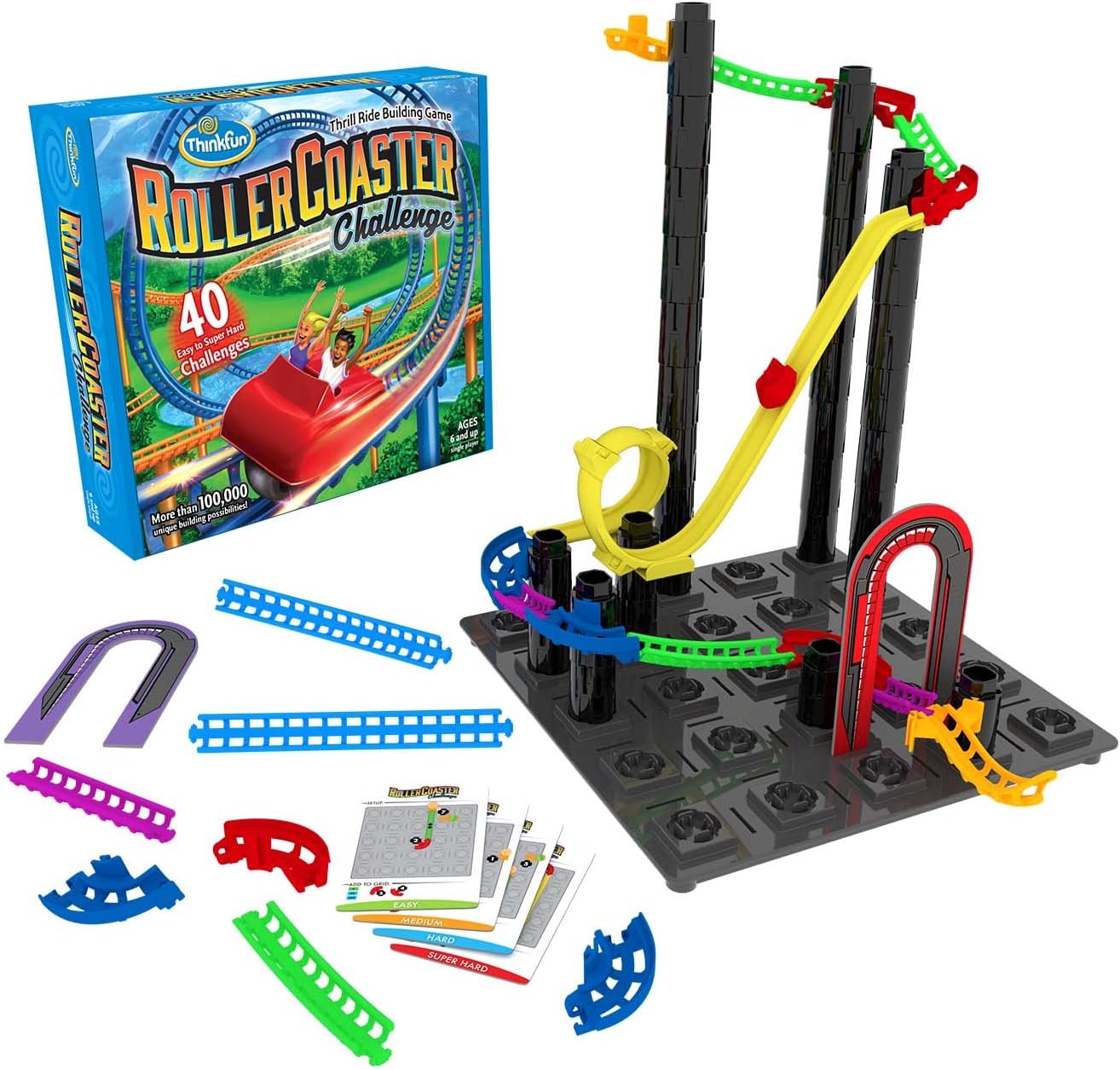 #101 ThinkFun Roller Coaster Challenge STEM Toy Game