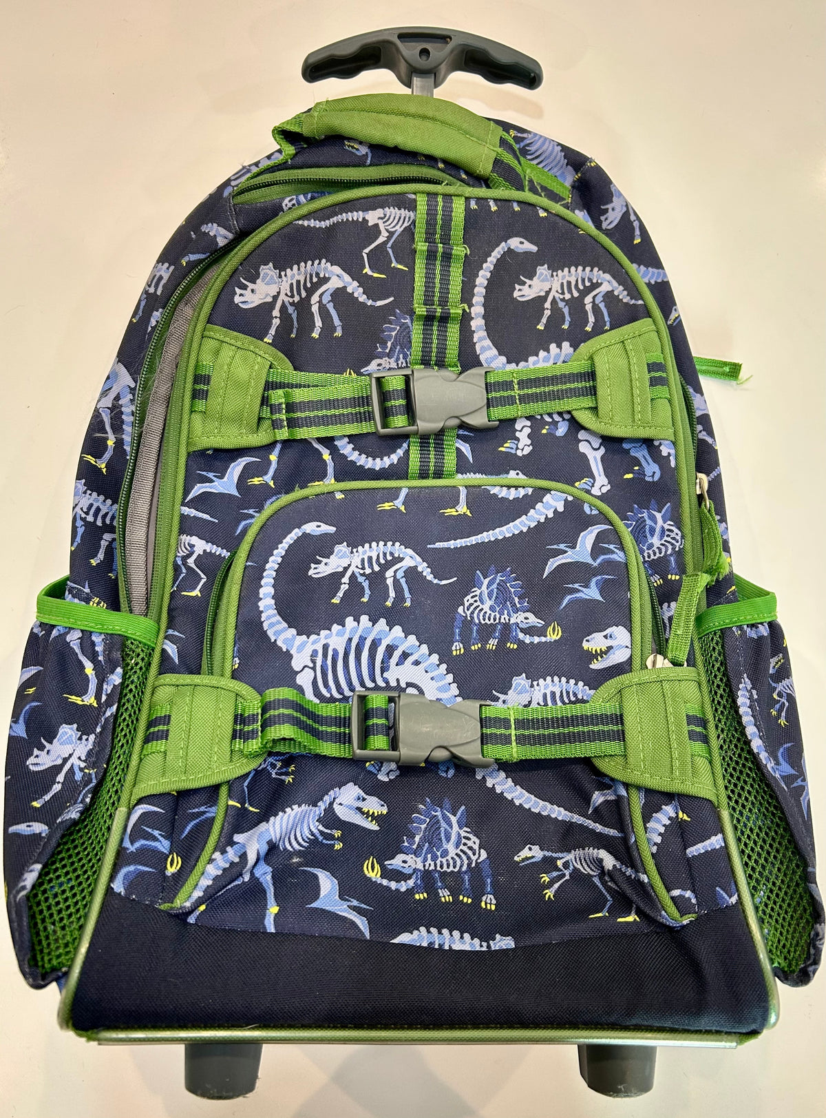 #32 Dinsaur Rolling Backpack