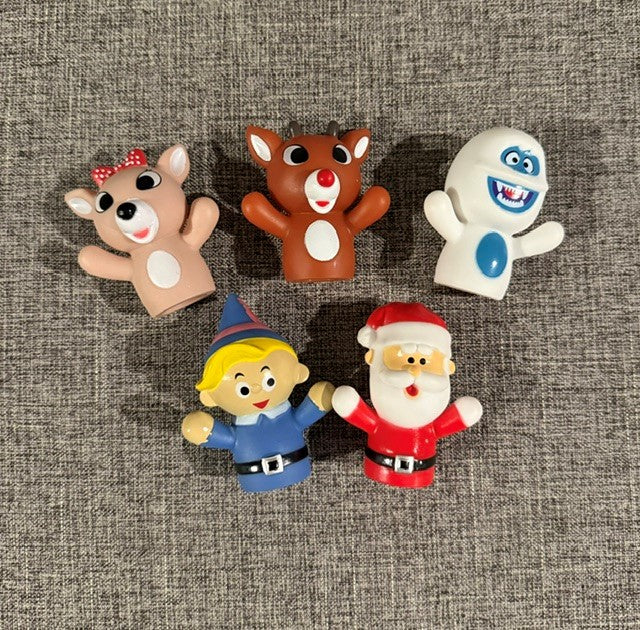 Seller #179 | Rudolph the Red Nosed Reindeer Finger Puppets
