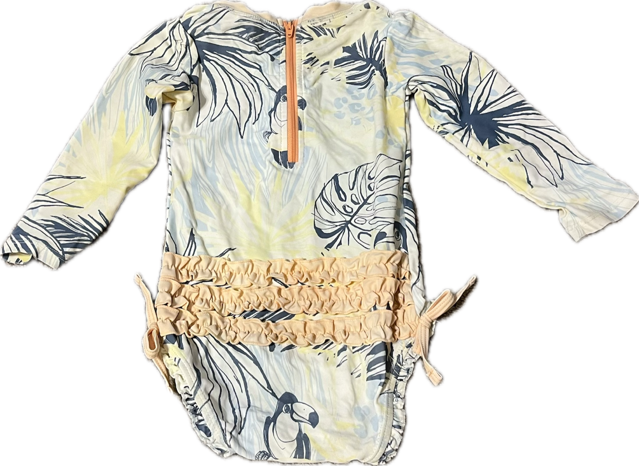 #43 Rufflebutts Swimsuit Girls 2T GUC