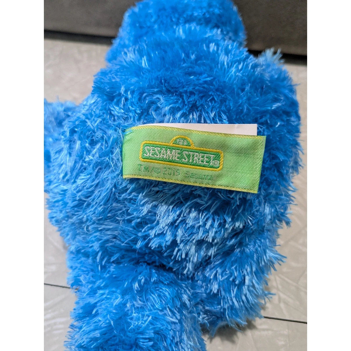 #61 Sesame Street Cookie Monster Blue Shaggy 10" Plush Stuffed Animal