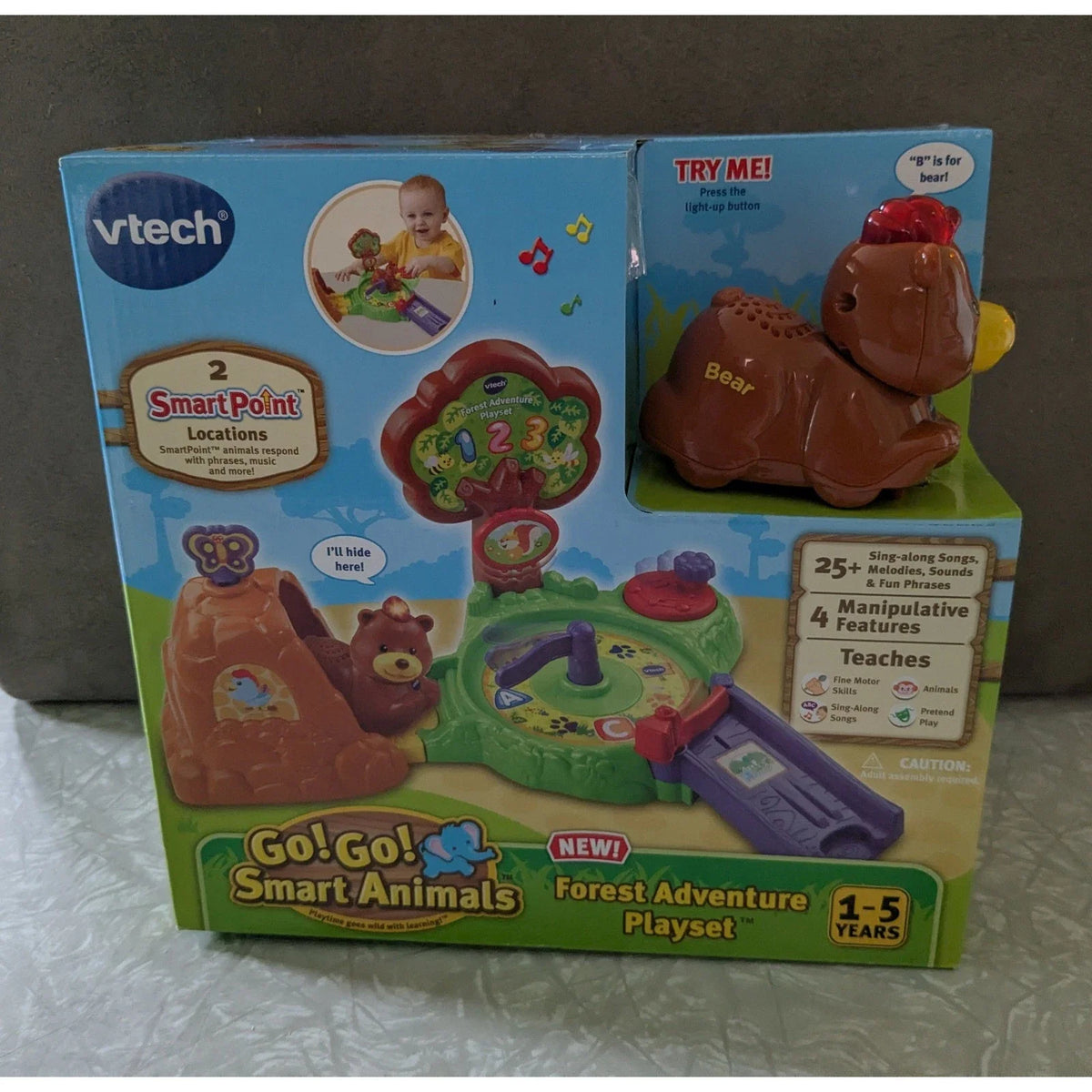 #61 Vtech Go! Go! Smart Animals Forest Adventure Playset New in Box