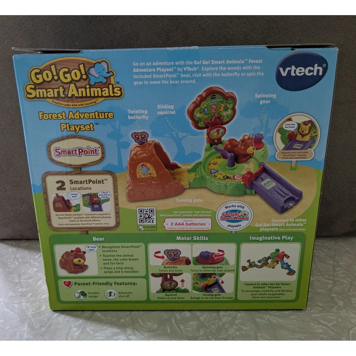 #61 Vtech Go! Go! Smart Animals Forest Adventure Playset New in Box