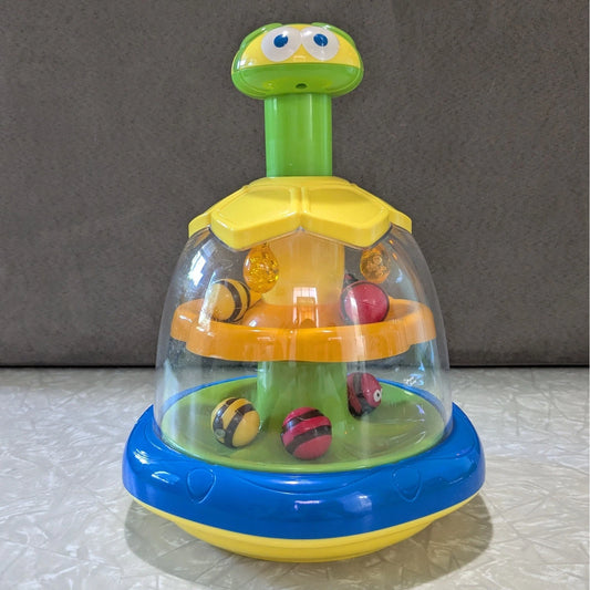 #61 Busy Bees Spinning Top Push & Spin