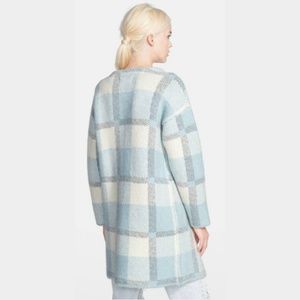 19 - J.O.A LA Plaid Cardigan Coat (Medium)