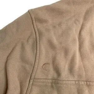 Seller 67 - Zyia Active Tan 1/4 Zip Cowl Pocket Jacket Pullover 2XL