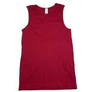 Seller 67 - Zyia Active Parallel Tank Ribbed Brick Red XXL