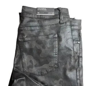 Seller 67 - Joe’s Jeans Charlie High Rise Ankle Skinny Coated Camo Grey Size 32 New