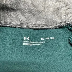 Seller 67 - Under Armour Playback Fleece Joggers Loose Fit Green Grey Size XL