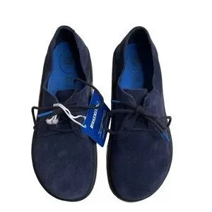 Seller 67 - Birkenstock Gary Suede Navy Blue Lace Up Oxfords Shoes EU 33 US 2-2.5 New