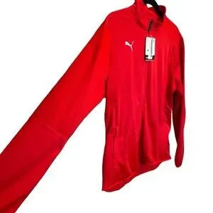 Seller 67 - Puma Liga Training Jacket Full Zip Red White Women's Large New