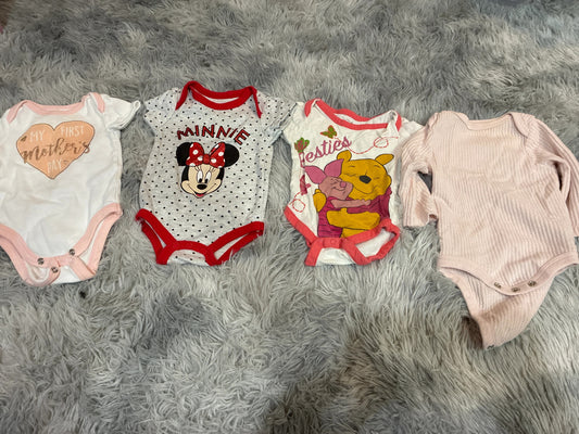 SCO46-onesies-girls-0-3 months-4 pack