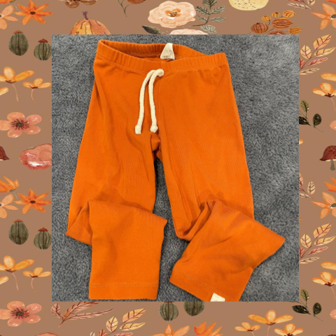 #69 REDUCED 3T Orange Leggings