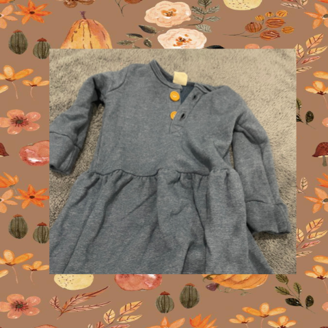 #69 REDUCED 12-18 Month "Midnight" Blue Dress