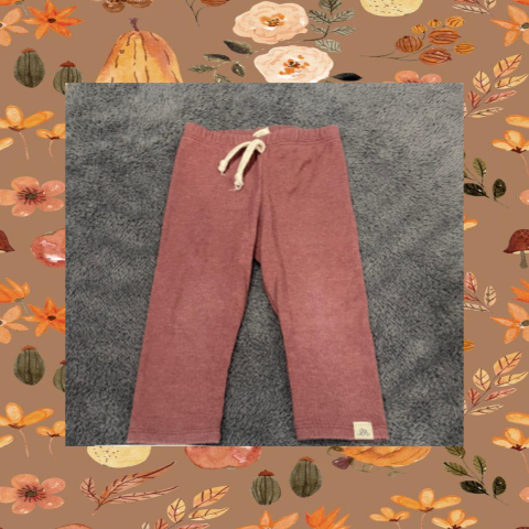 #69 REDUCED 12-18 Month Maroon Leggings