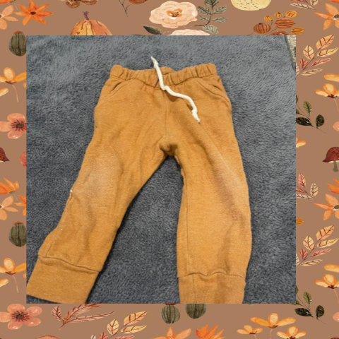 #69 REDUCED 12-18 Month Orange Joggers