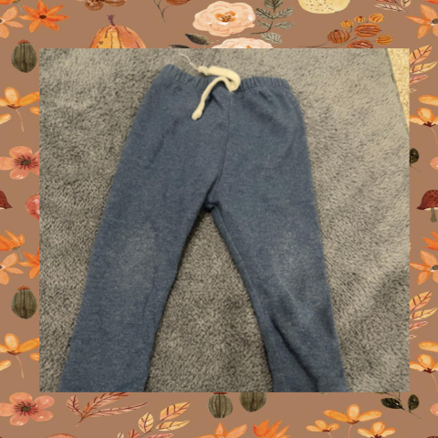 #69 REDUCED 6-12 Month Blue Leggings