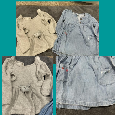 #69 REDUCED 12-18 Month Heart Dress & Sweatshirt Dress