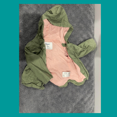 #69 6-12 Month Old Navy Green Jacket