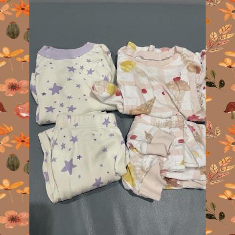 #54 Stars & Ice Cream Pajamas 3T