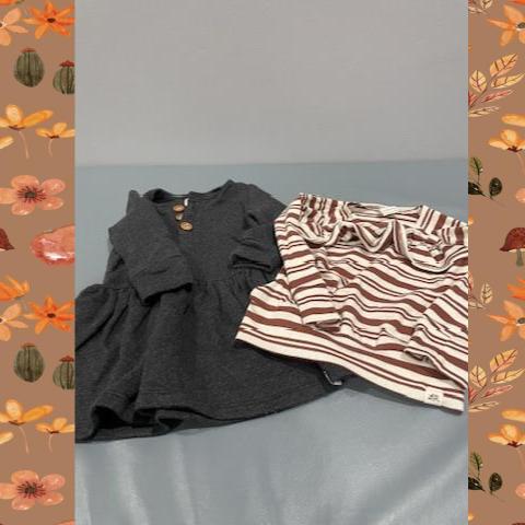 #54 Dress & Candy Cane Shirt 18-24 M