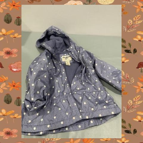 #54 2T Polka Dot Warm Coat