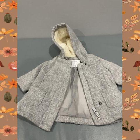 #54 Gray Coat 6-12 M