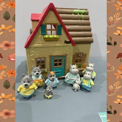 #54 Lil Woodzeez House, Characters & Furniture