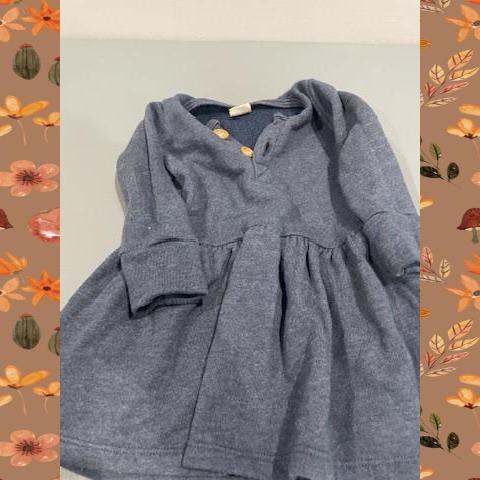 #54 12-18 M Blue Dress