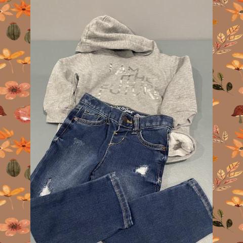 #54 Sweatshirt & Jeans Set 3T