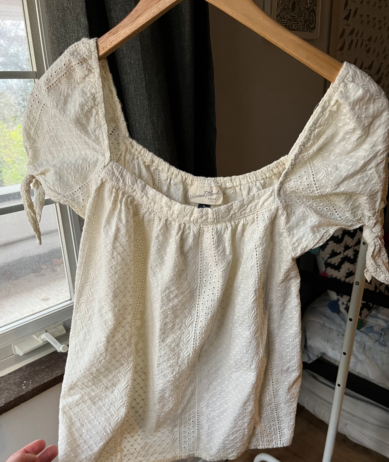 Women's White Cream Shirt Universal Thread